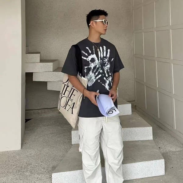 エムエムシックス プリントTシャツ コピー Man73036